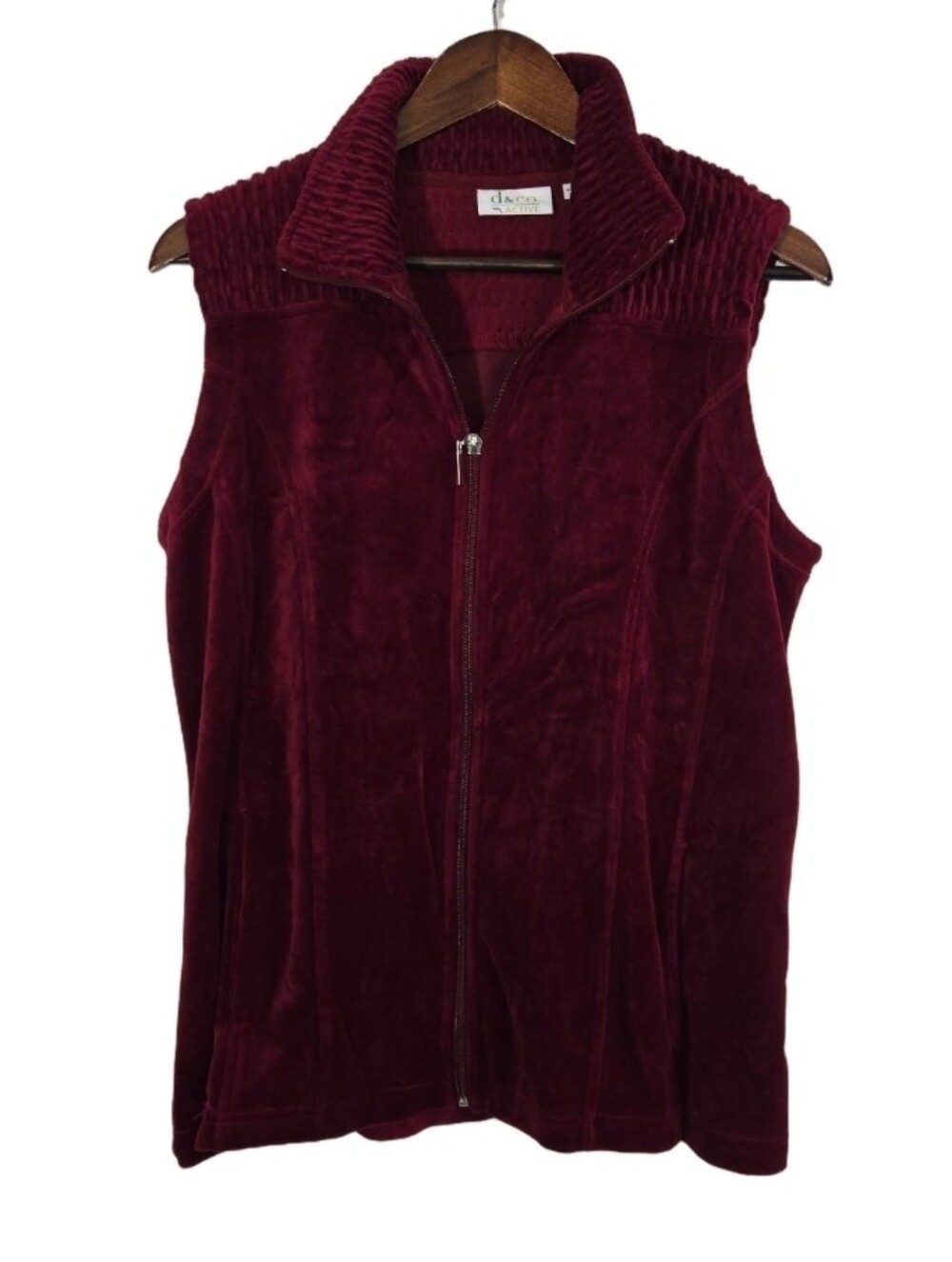 Denim & Co. women's sleeveless suede vest